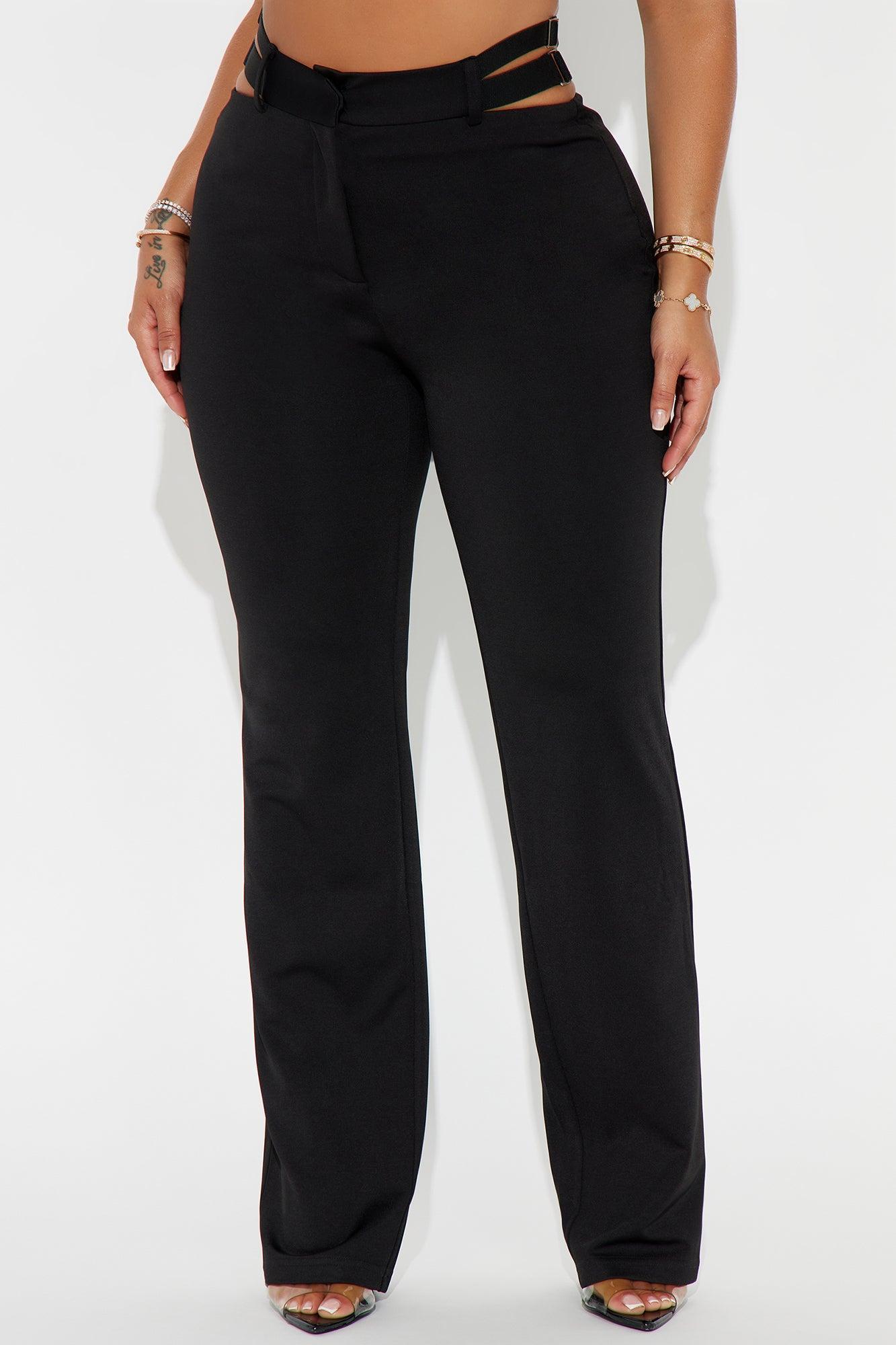 Office Diva Straight Leg Trouser - Black Product Image