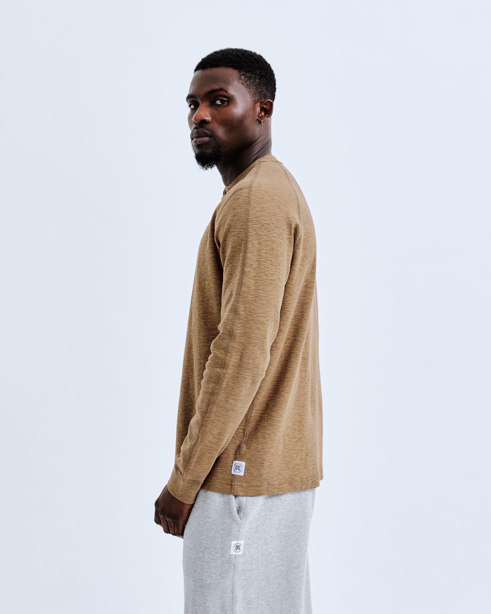 1X1 Slub Slim Henley Male Product Image