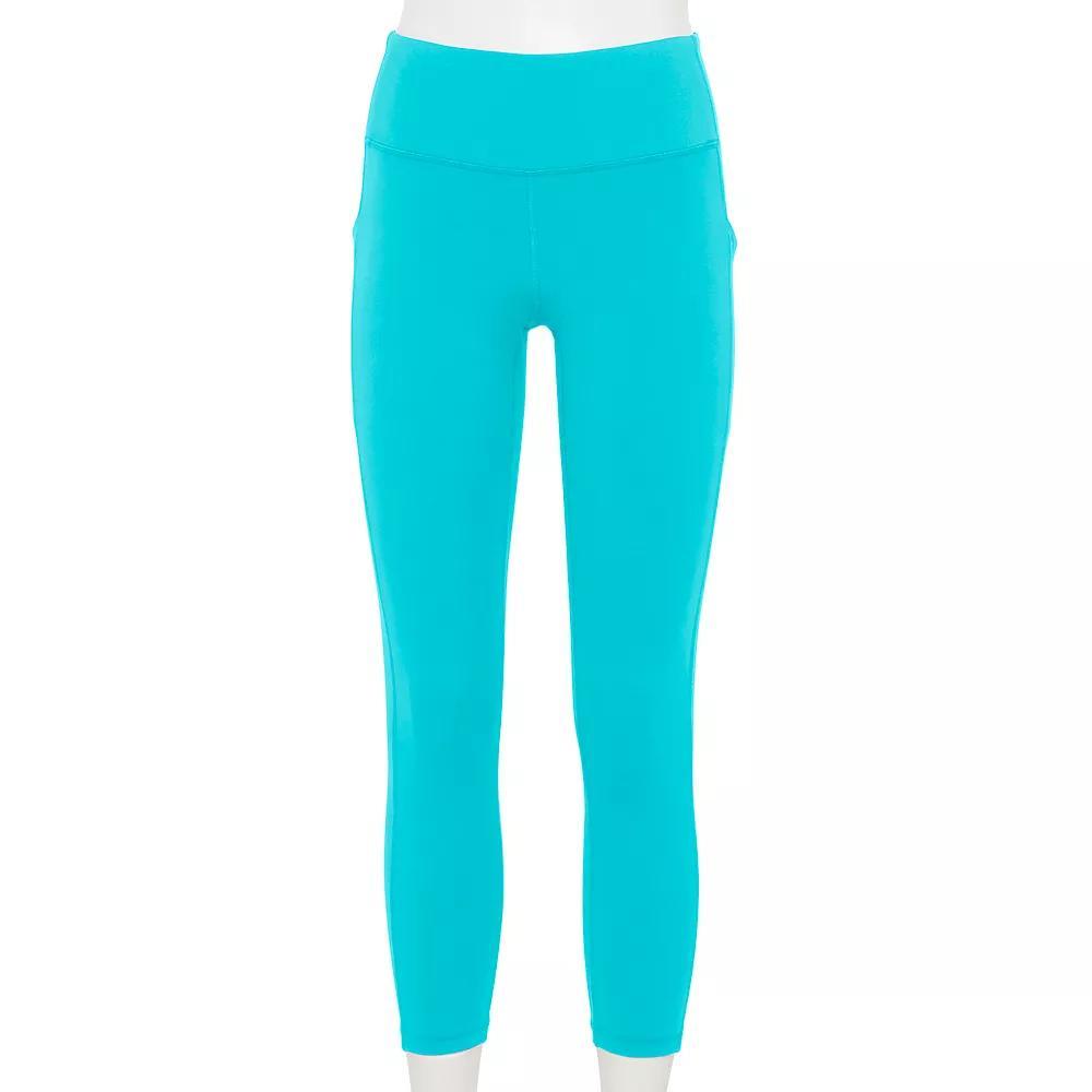 Women's Tek Gear® Adaptive Ultrastretch High-Waisted 7/8 Leggings, Size: Medium, Black Product Image