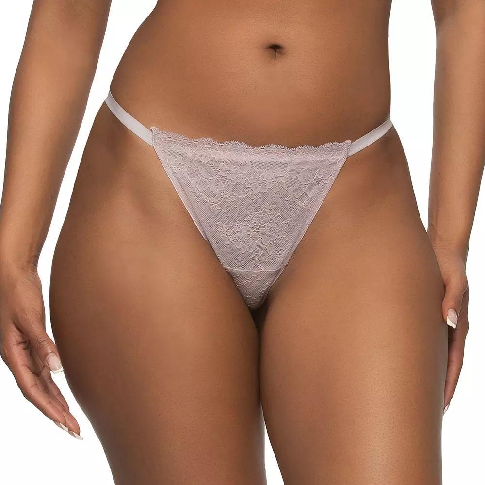 Paramour By Felina Lola Lace Thong Panty 535181, Women's, Size: Small, Sangria Product Image