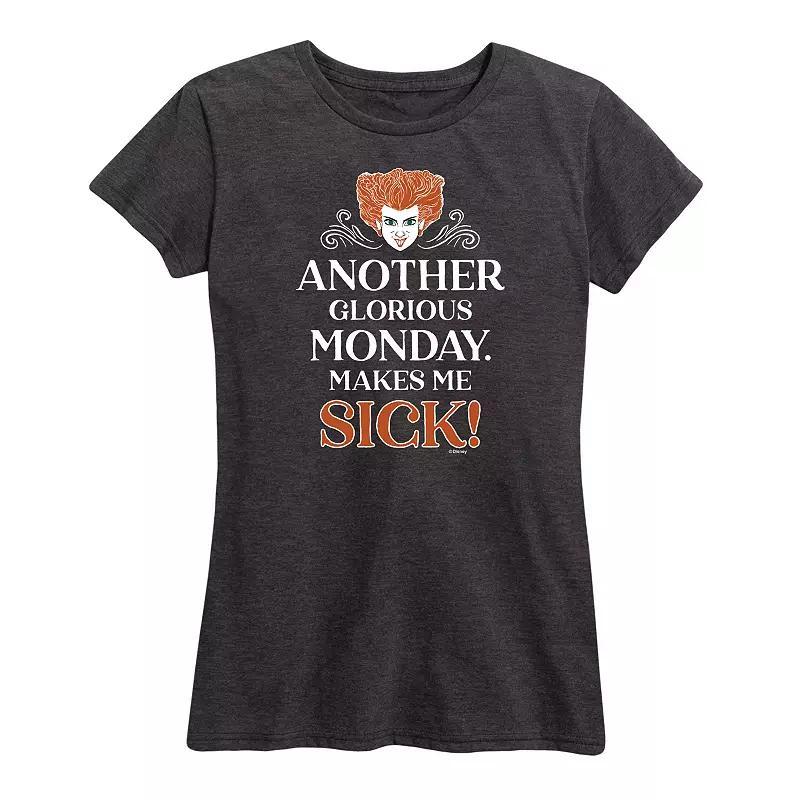 Disneys Lion King Womens Hakuna Matata Stacked Graphic Tee Heather Grey Product Image