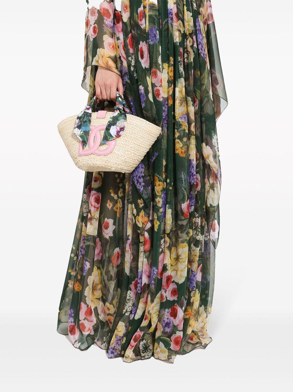 DOLCE & GABBANA Kendra Logo-patch Tote Bag In Black Product Image