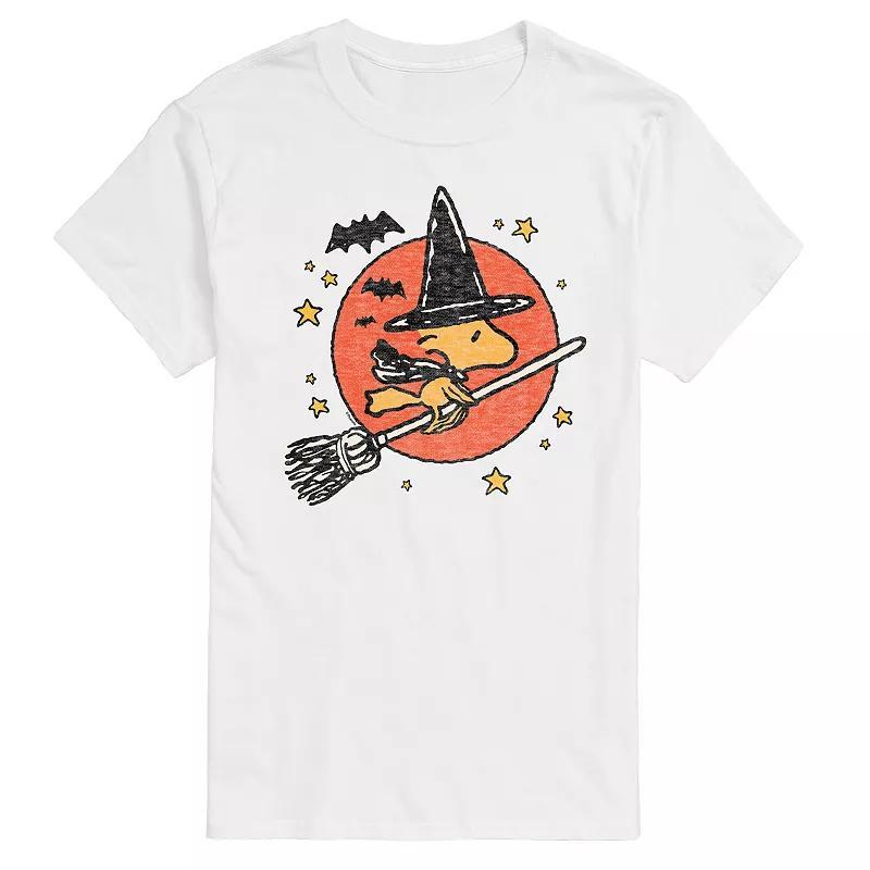 Men's Peanuts Woodstock Witch Graphic Tee, Size: Medium, White Product Image