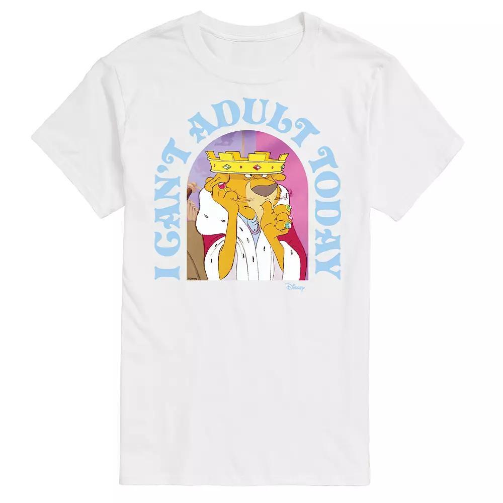 Disneys Robin Hood Prince John Mens Graphic Tee Blue Product Image