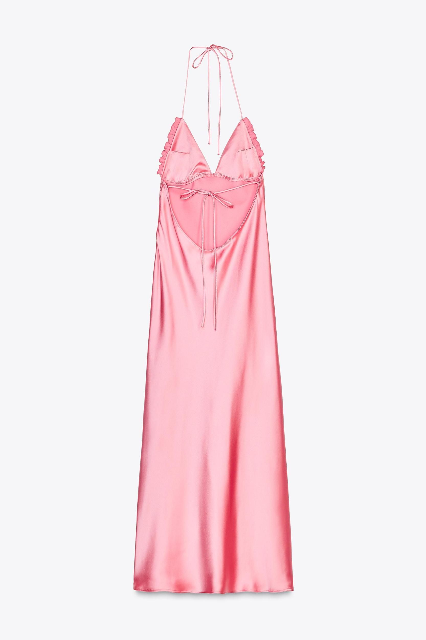 SATIN EFFECT DRESS Product Image