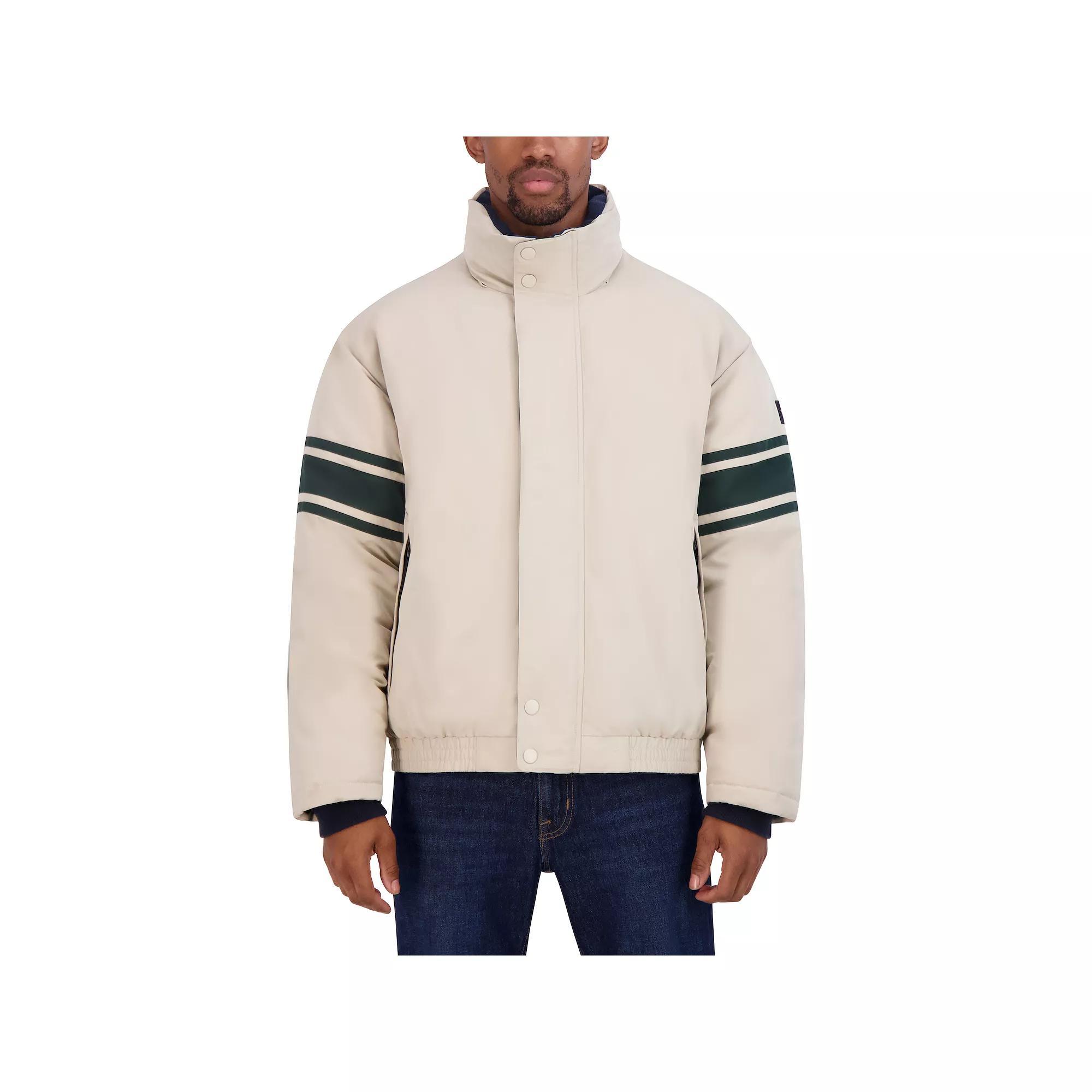 Men's Nautica Vintage Puffer Jacket, Size: Medium, Grey Product Image