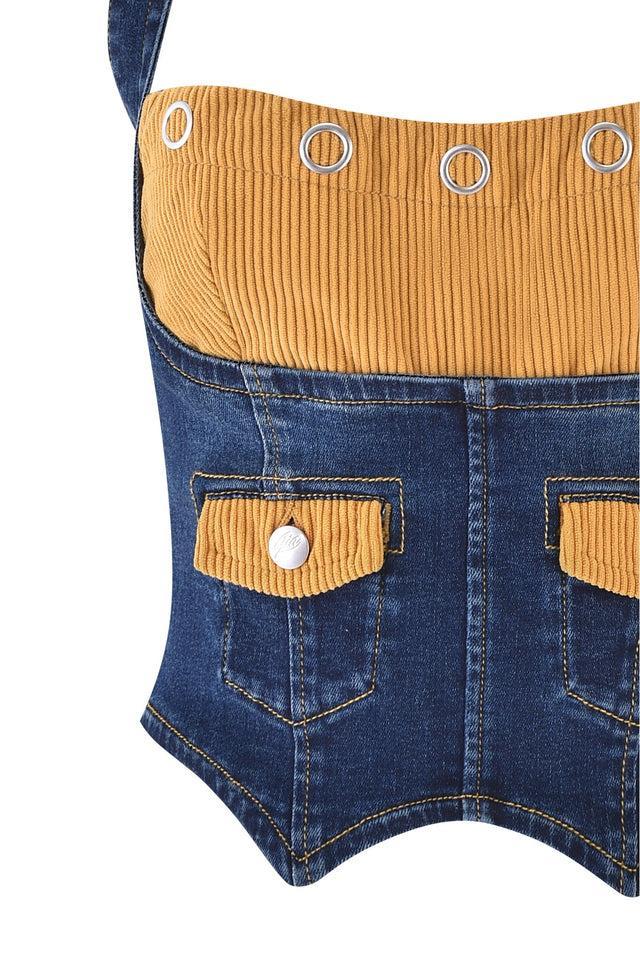 TOMMIE CORSET - DARK WASH Product Image