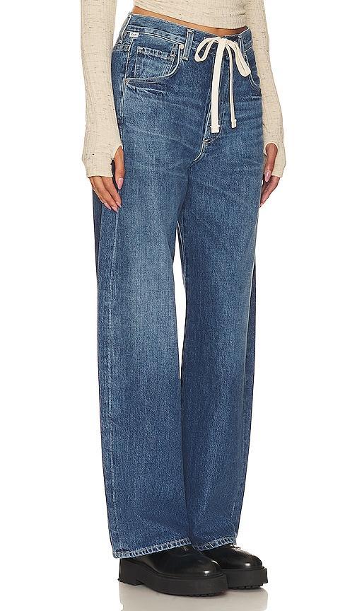 Citizens of Humanity Brynn Drawstring High Rise Wide Leg Jeans in Atlantis Product Image