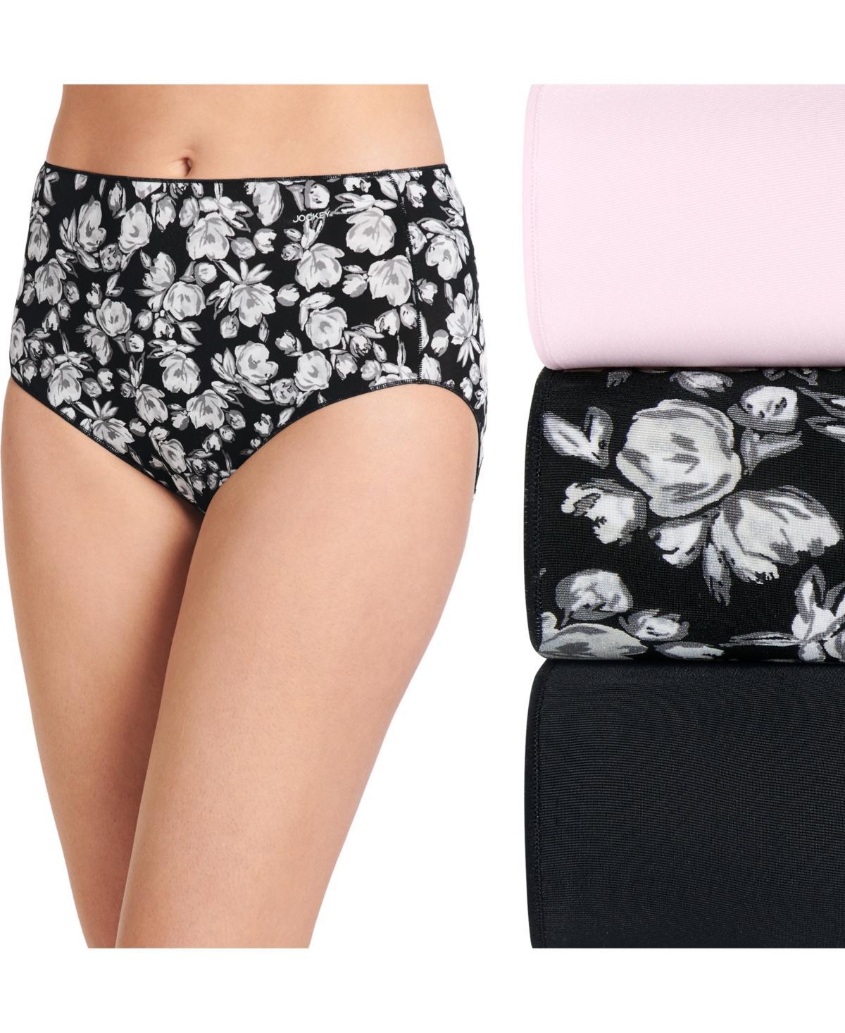 Womens Jockey No Panty Line Promise 3-Pack Hip Brief Panty Set 1772 Product Image