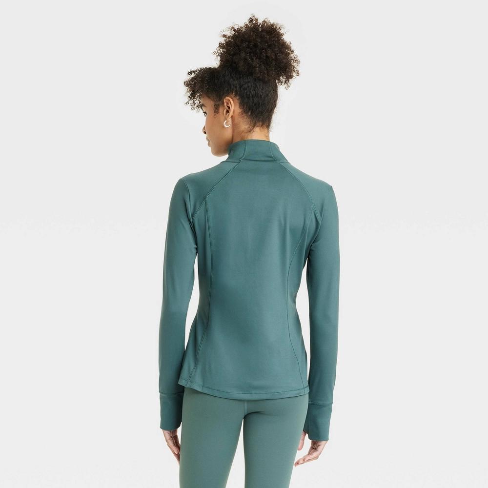 Women's Full Zip Jacket - All In Motion™ Green XS Product Image