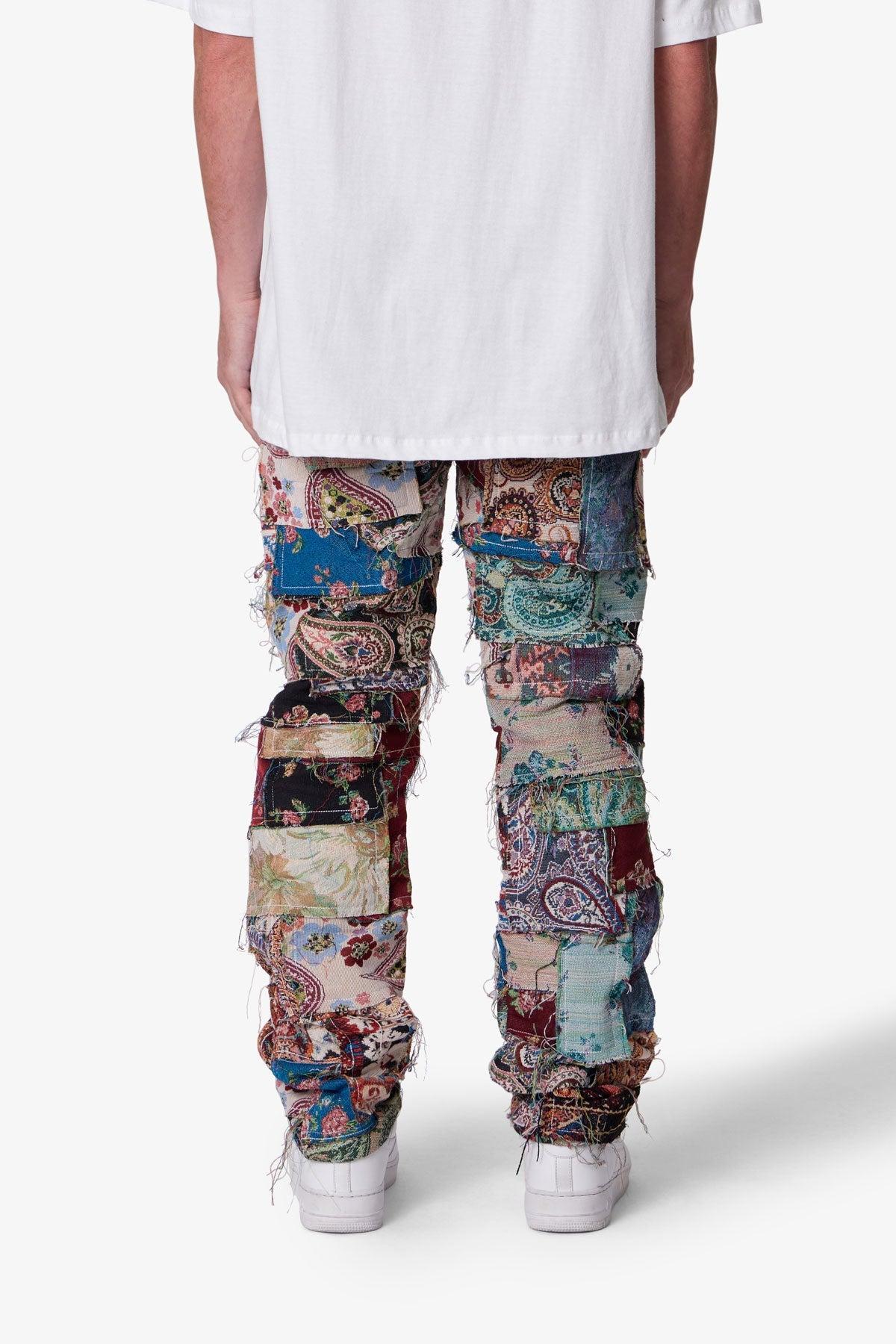 Paneled Blanket Pants - Multi Product Image