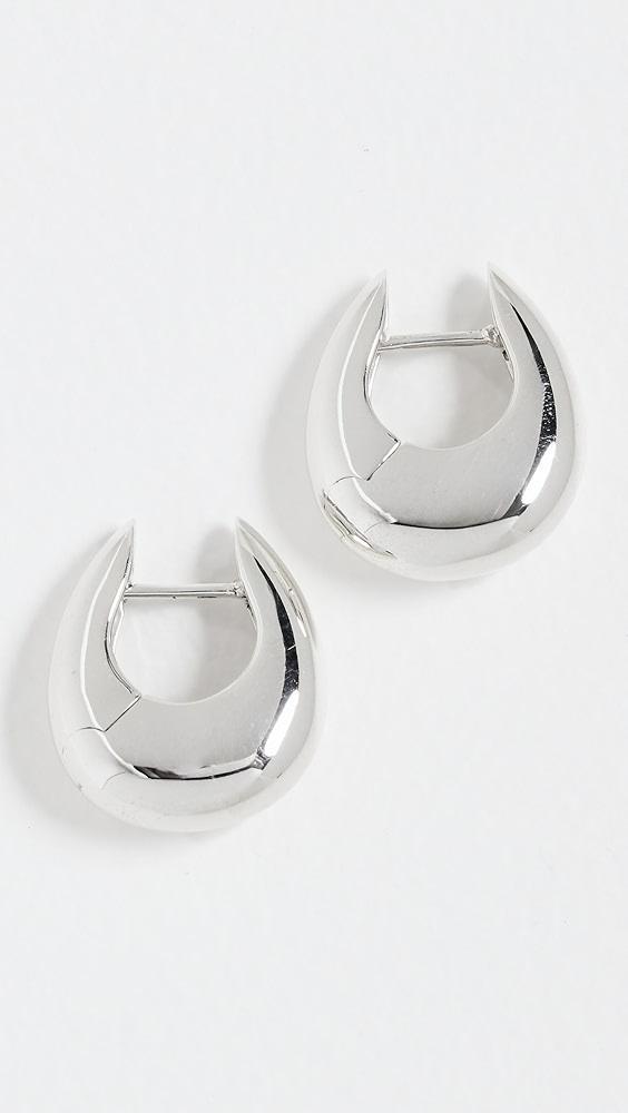 Annika Inez Small Sloping Hinge Hoops | Shopbop Product Image