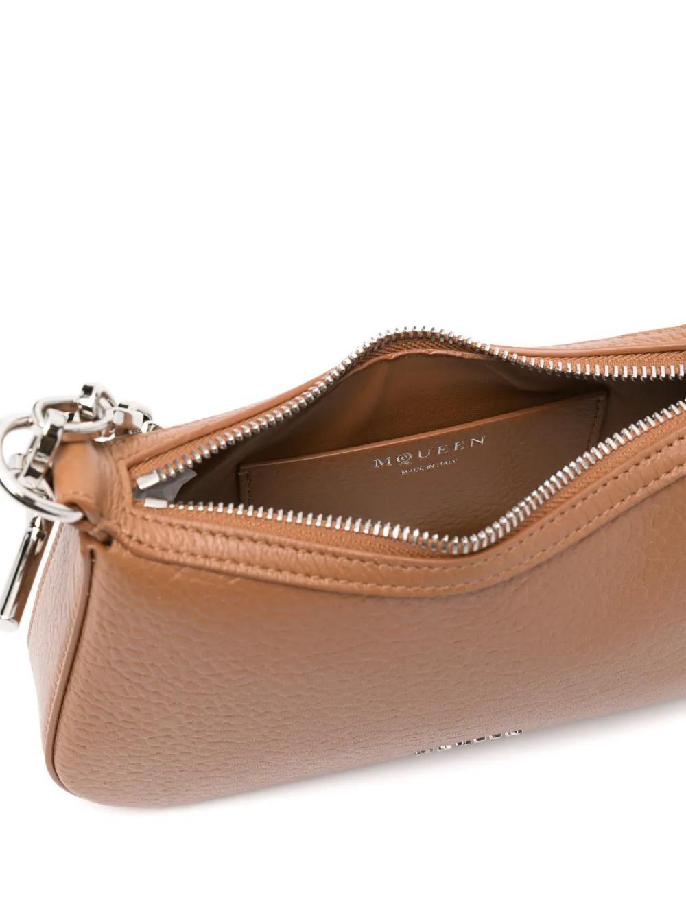 ALEXANDER MCQUEEN Mini T-bar Shoulder Bag In Brown Product Image
