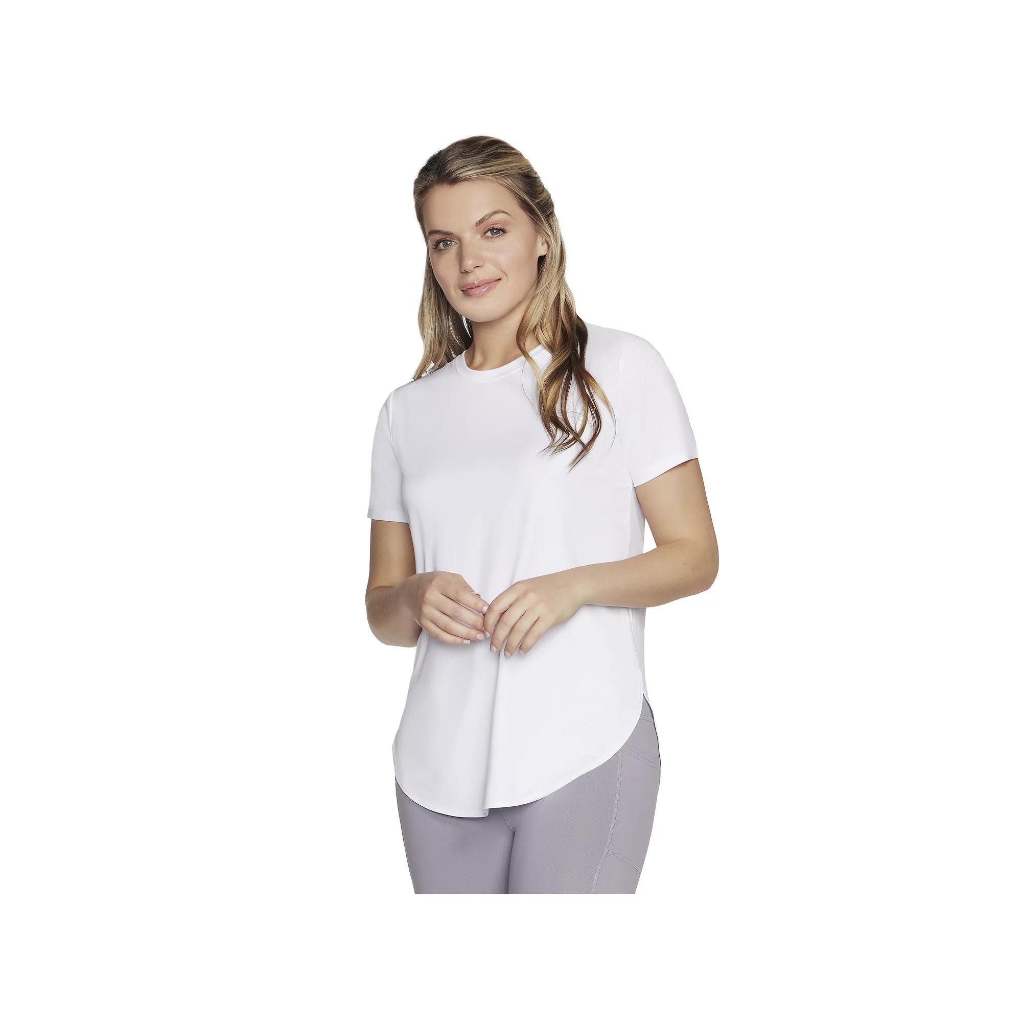 Women's Skechers® Go Dri Swift Tunic Tee, Size: XXL, Bright White Product Image
