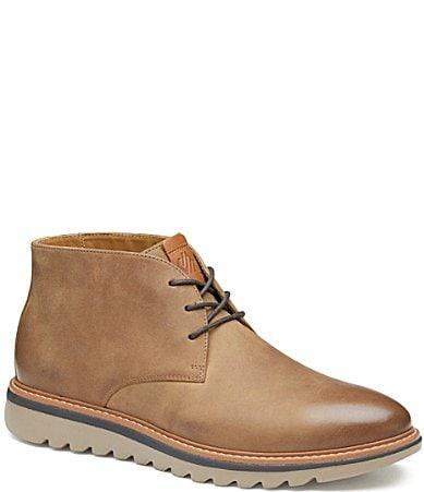 Johnston  Murphy Mens Braydon Leather Chukka Boots Product Image
