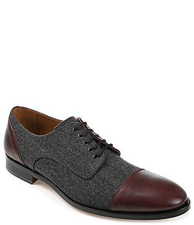 Taft Mens Jack Floral Printed Jacquard Calfskin Oxfords Product Image