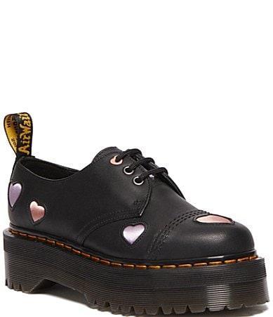 1461 Leather Heart Platform Shoes Product Image