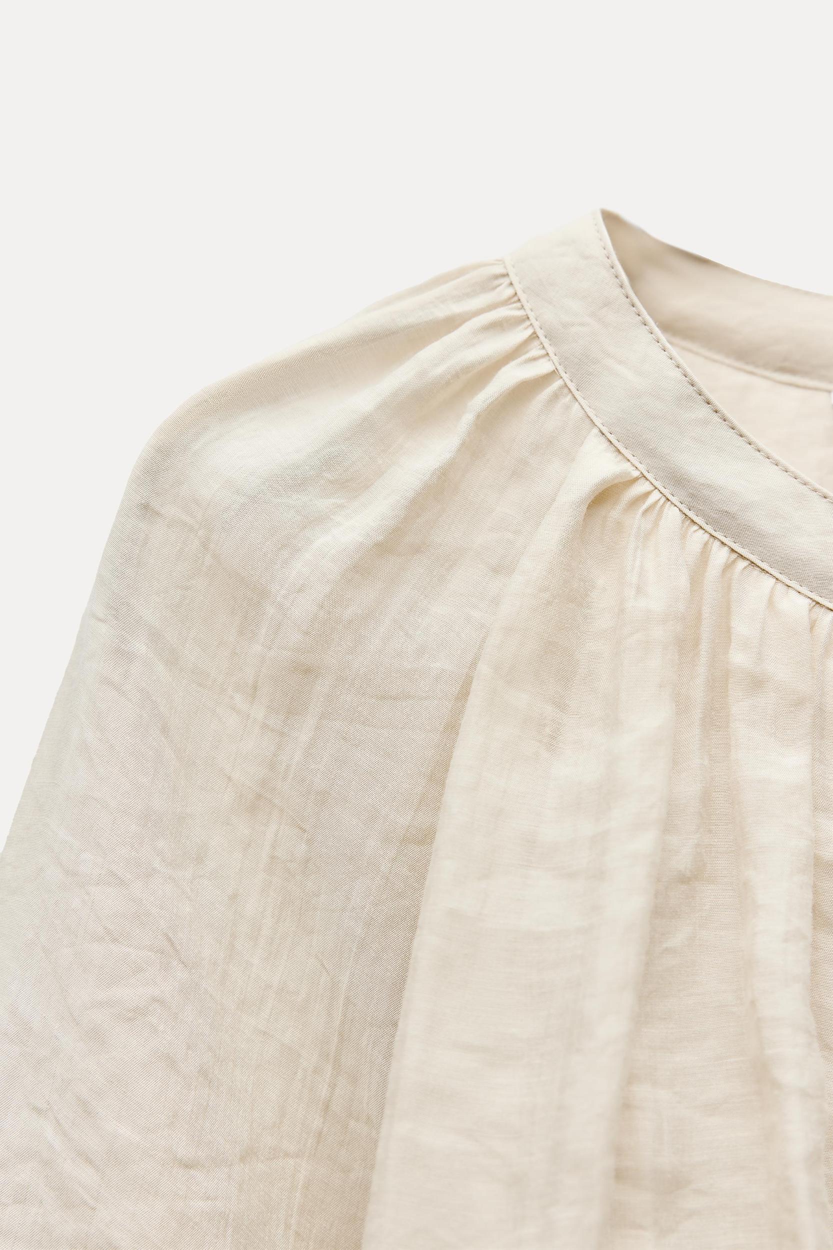 ZIPPERED BLOUSE ZW COLLECTION Product Image