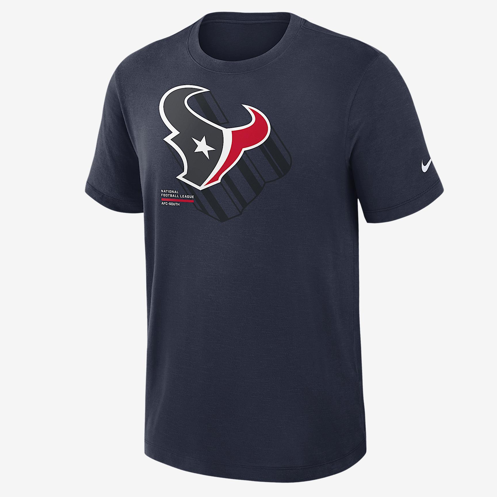 Houston Texans Slub Nike Men's Dri-FIT NFL T-Shirt Product Image