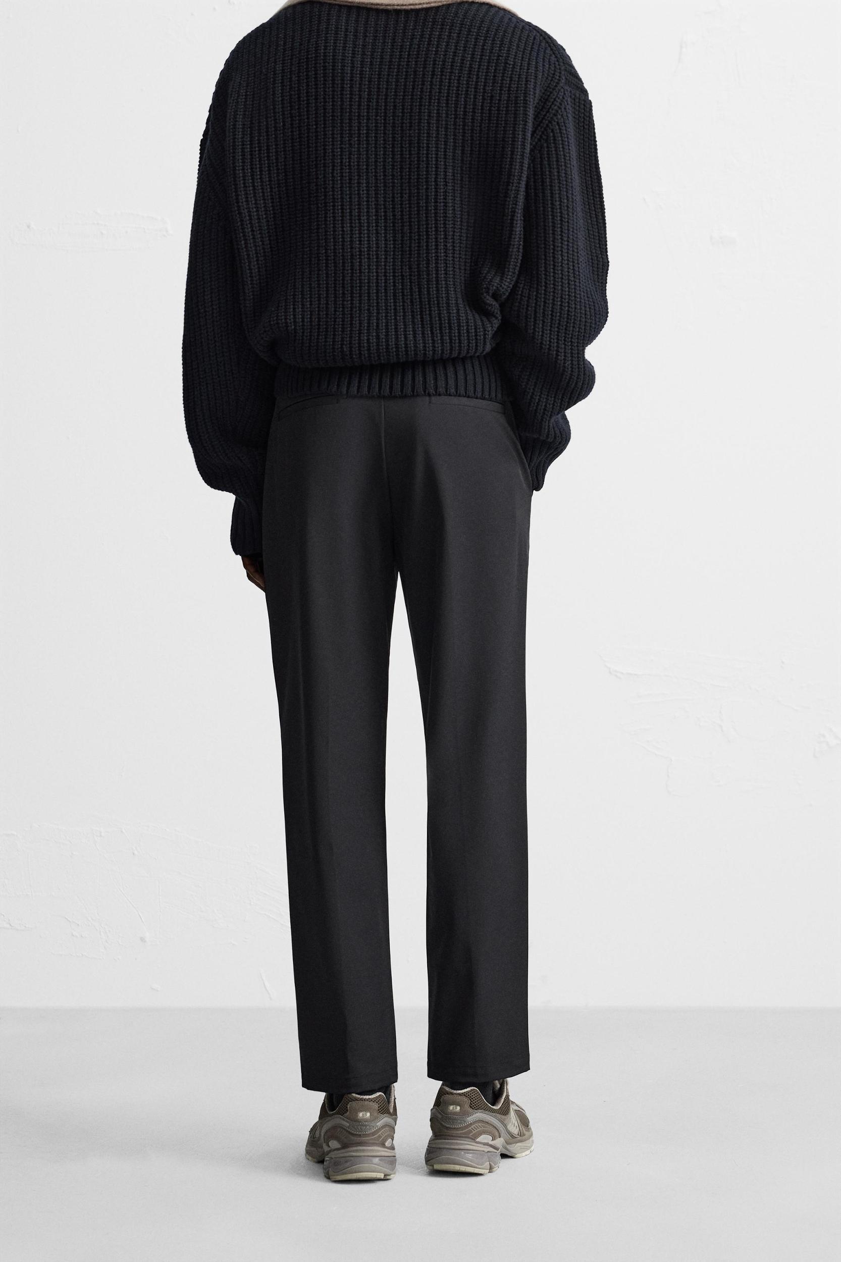 RELAXED FIT PLEATED PANTS Product Image