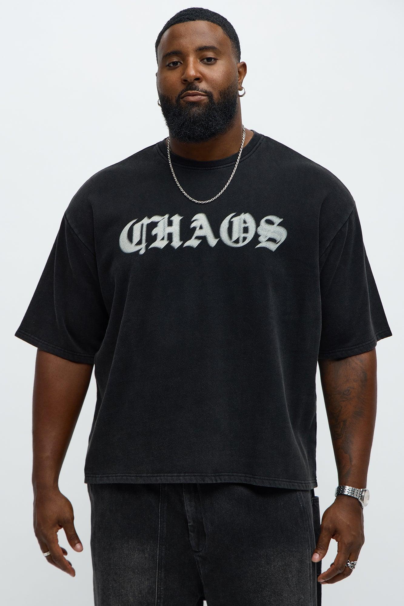 Chaos Oversized Tee - Black Product Image