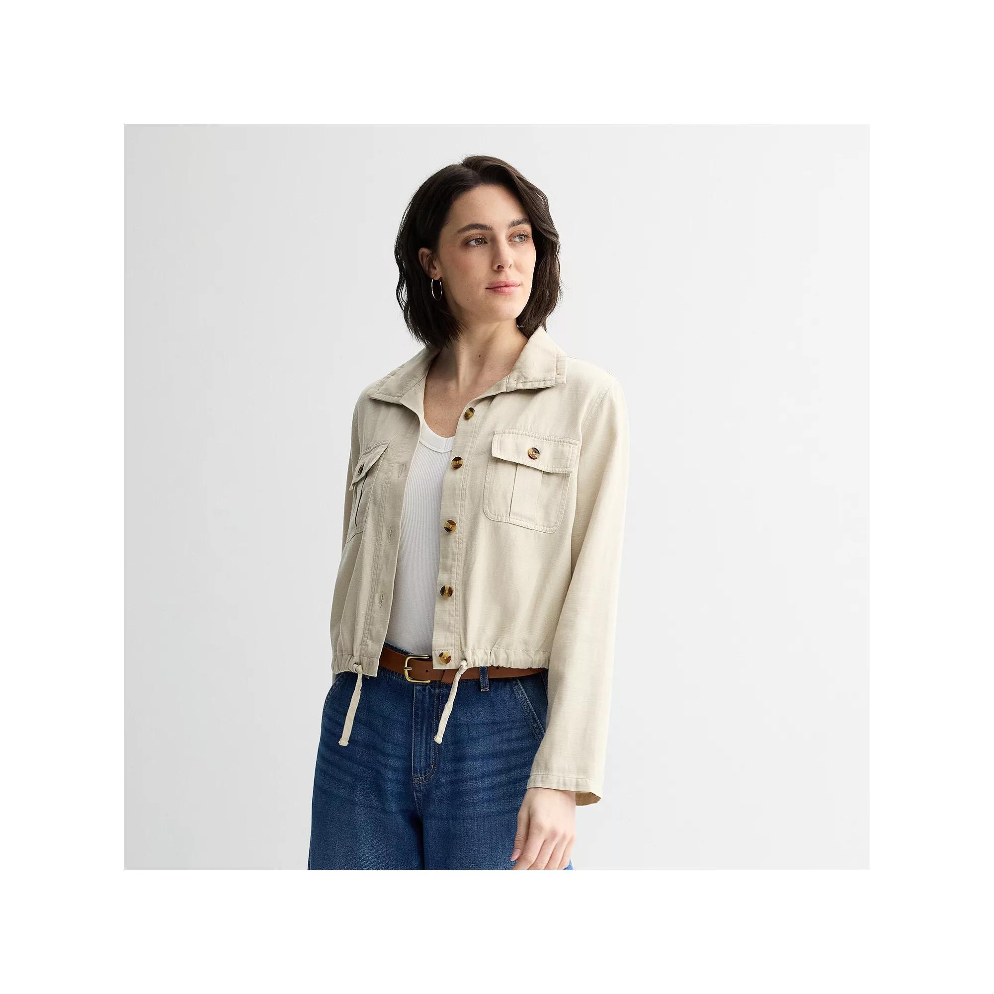 Women's Sonoma Goods For Life® Summer Jacket, Size: XS, Earthmover Product Image