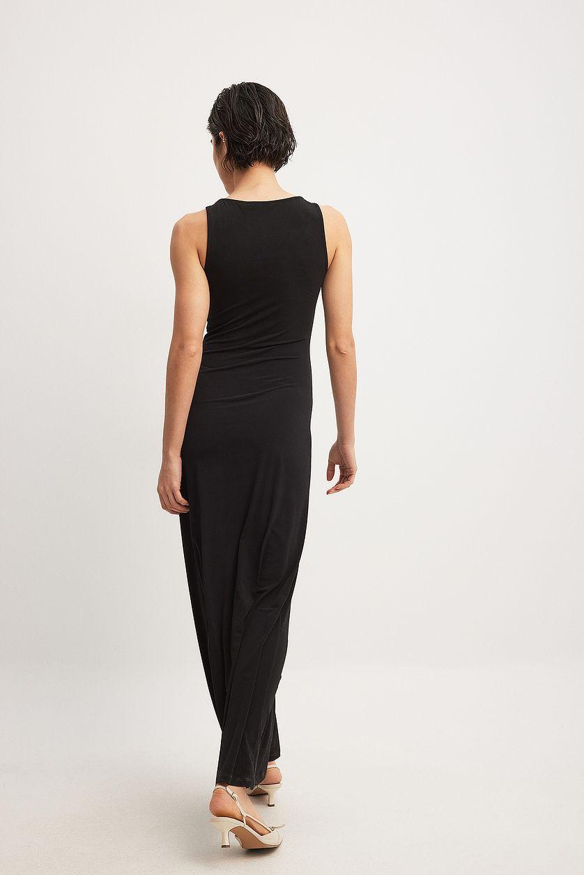 Scooped Neck Maxi Tank Dress Product Image