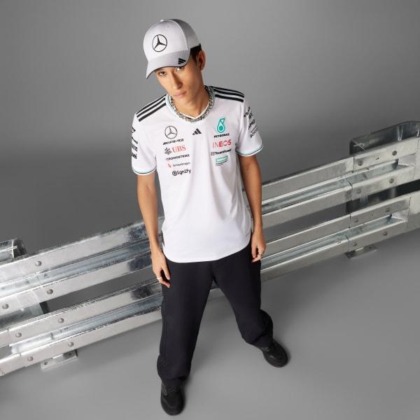 adidas MERCEDES - AMG PETRONAS FORMULA ONE TEAM DRIVER JERSEY AUTHENTIC White L Mens Product Image
