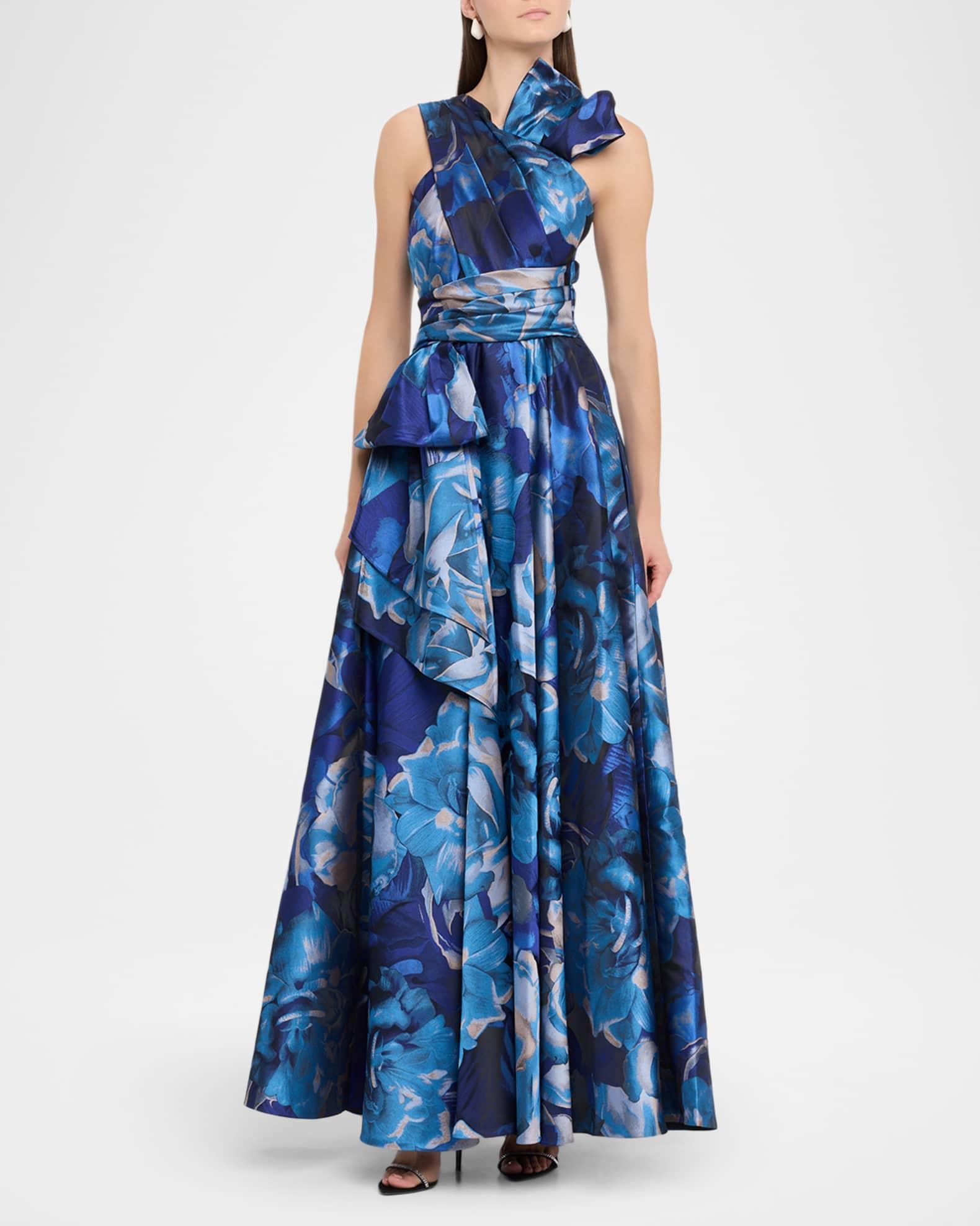 Rose Jacquard Gown Product Image