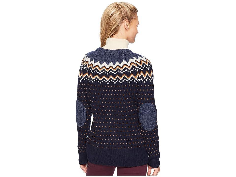 Fjallraven Ovik Knit Sweater (Dark ) Women's Sweater Product Image