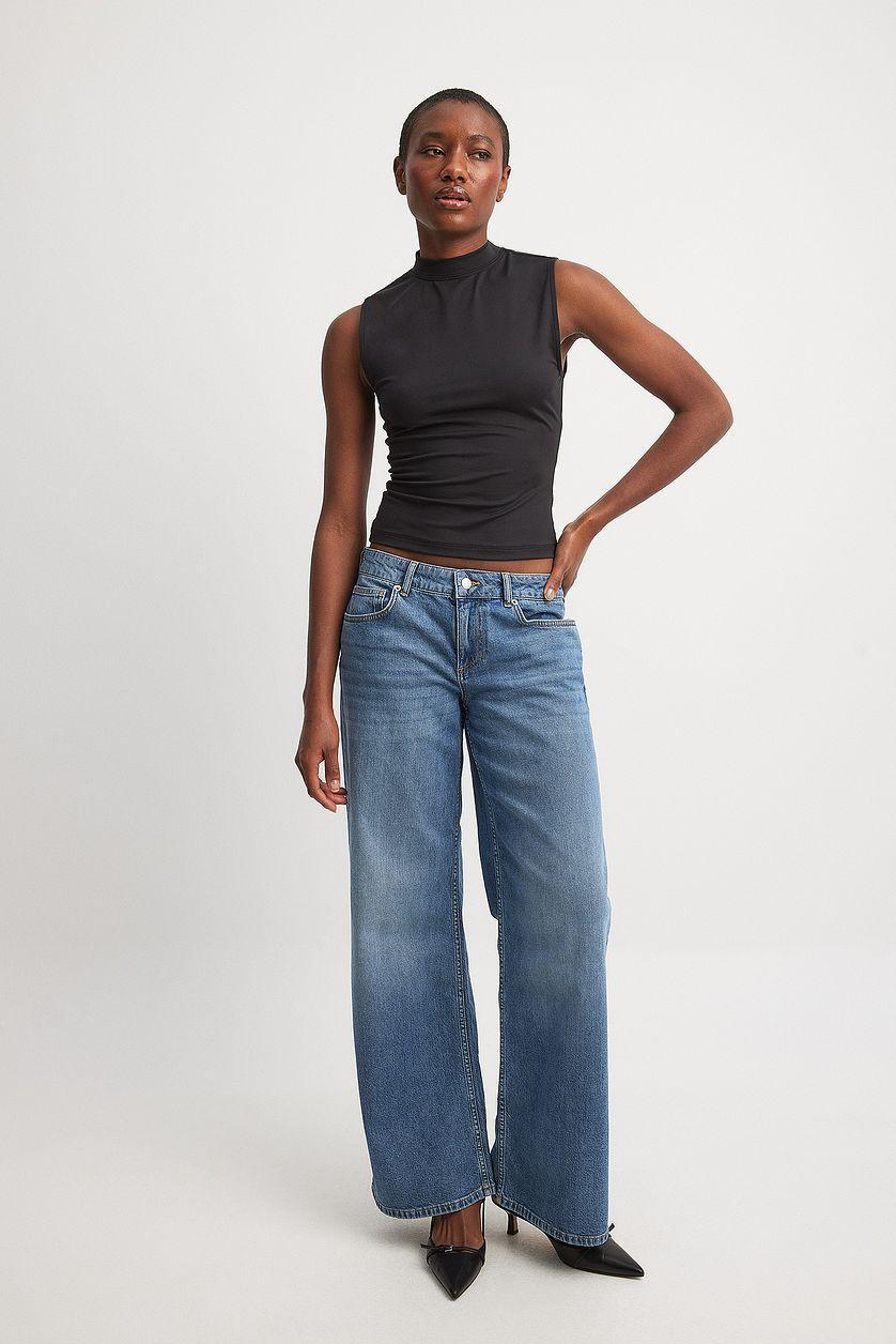 Body Hugging High Neck Top Product Image