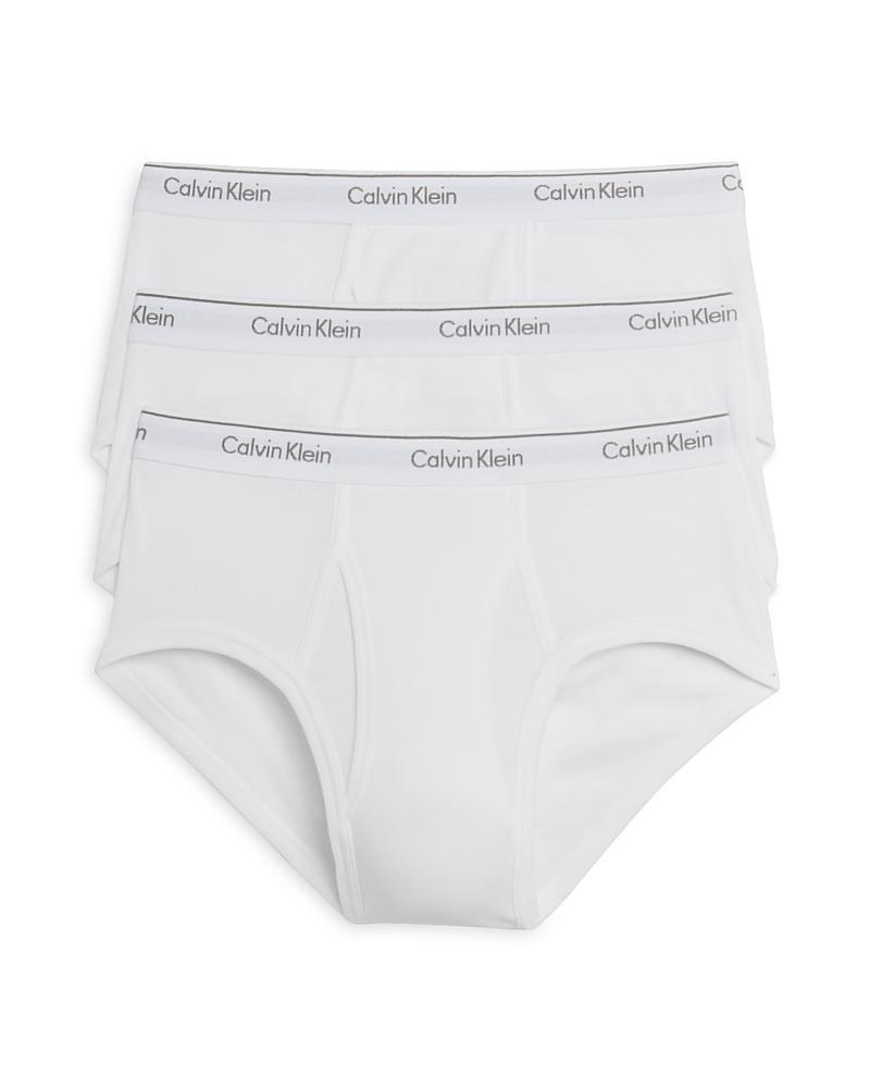 Men's Calvin Klein 3-Pack Cotton Classic Briefs, Size: Small, White Product Image