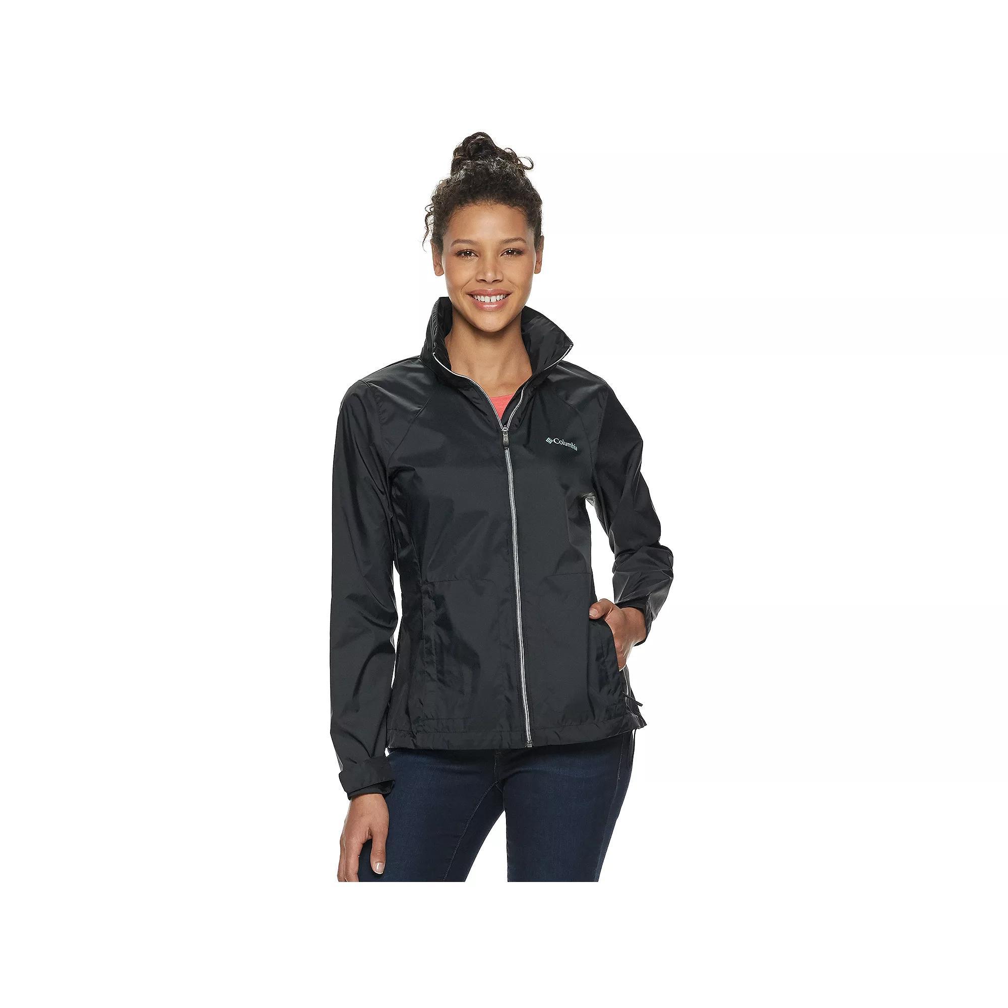 Women's Columbia Switchback III Hooded Packable Jacket, Size: XL, Black Product Image