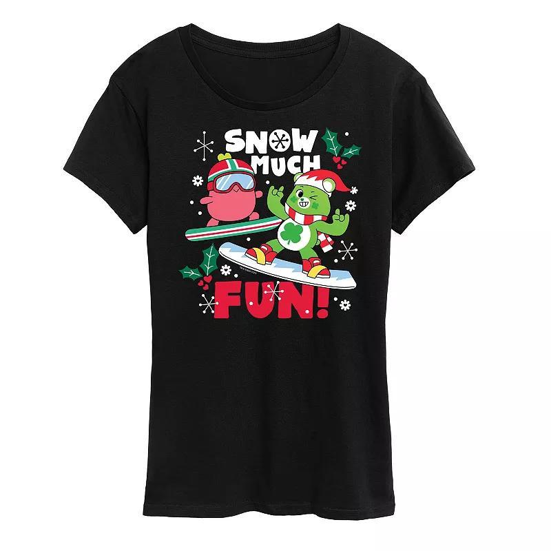 Womens Care Bears Snow Much Fun Graphic Tee, Girls Product Image