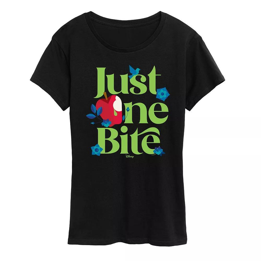 Disneys Snow White Womens Just One Bite Graphic Tee Product Image