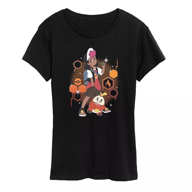 Womens Pokemon Roy & Fuecoco Graphic Tee Product Image