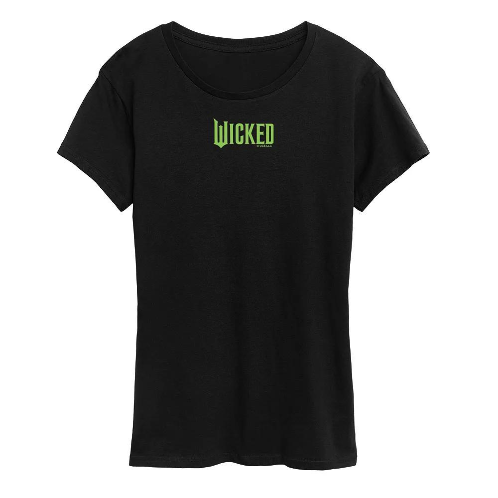 Womens Paintbrush Stroke Heart Sparkle Graphic Tee Product Image
