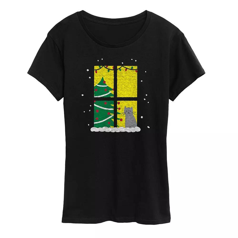 Women's Teenage Mutant Ninja Turtles Totally Turtle Love Graphic Tee, Size: XL, Black Product Image