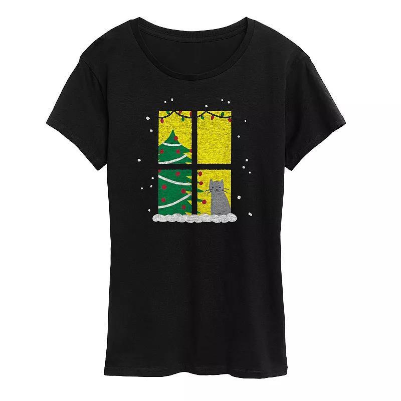 Disneys Lilo & Stitch Womens Stay Weird Graphic Tee Product Image