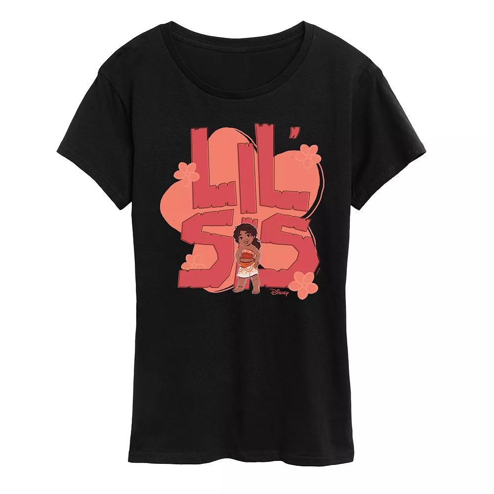 Disneys Moana 2 Simea Womens Lil Sis Graphic Tee Product Image