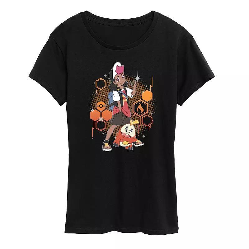 Womens Pokemon Roy & Fuecoco Graphic Tee Product Image