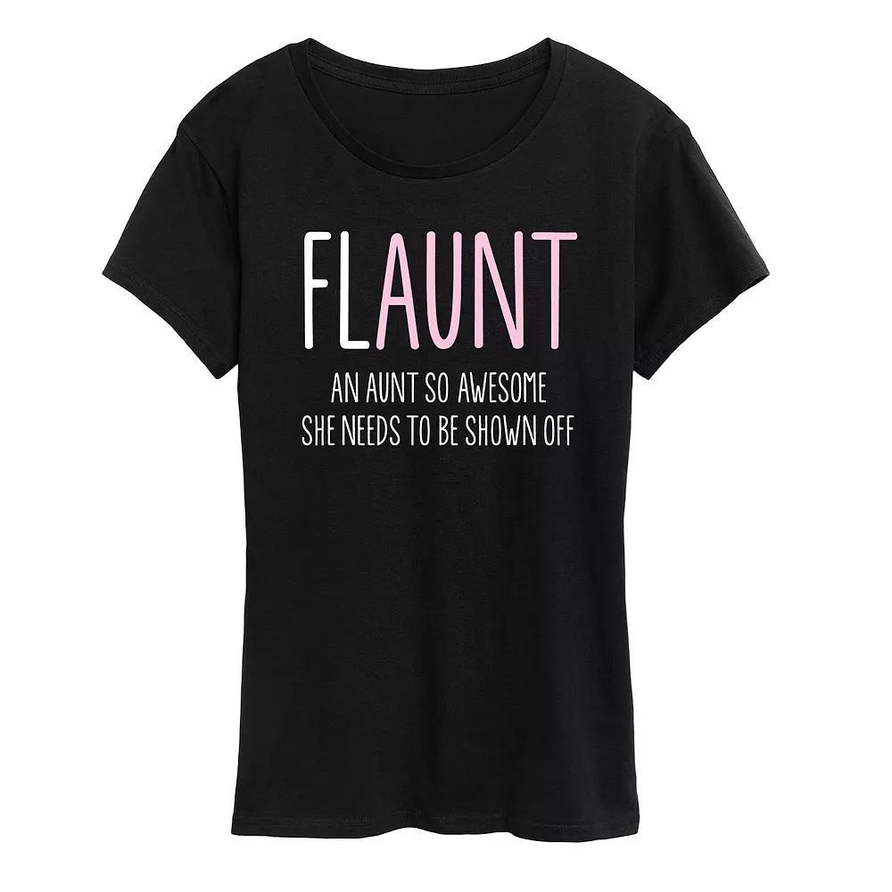 Womens Flaunt Definition Graphic Tee, Girls Product Image