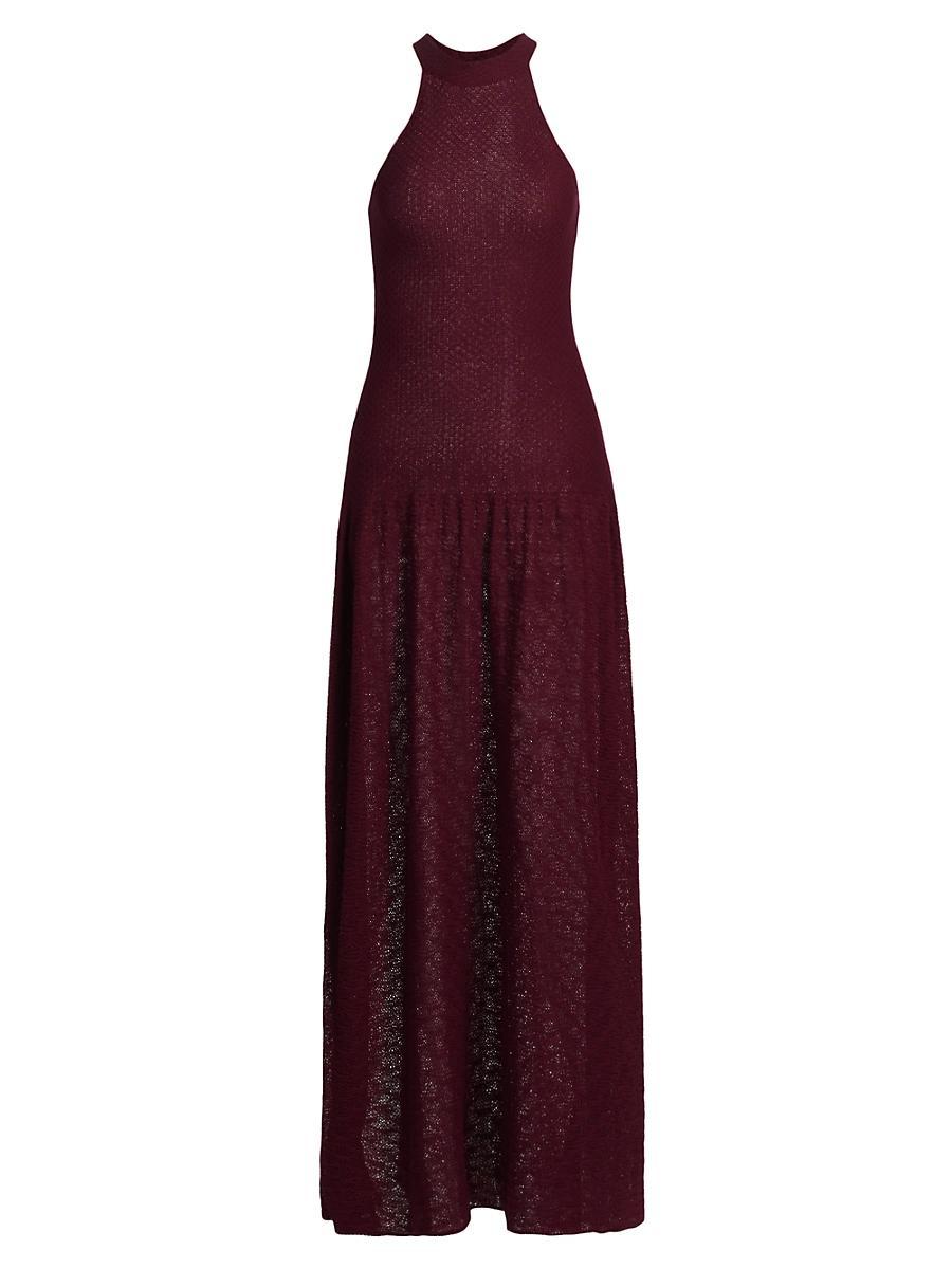 Womens Cayo Halter Maxi Dress Product Image