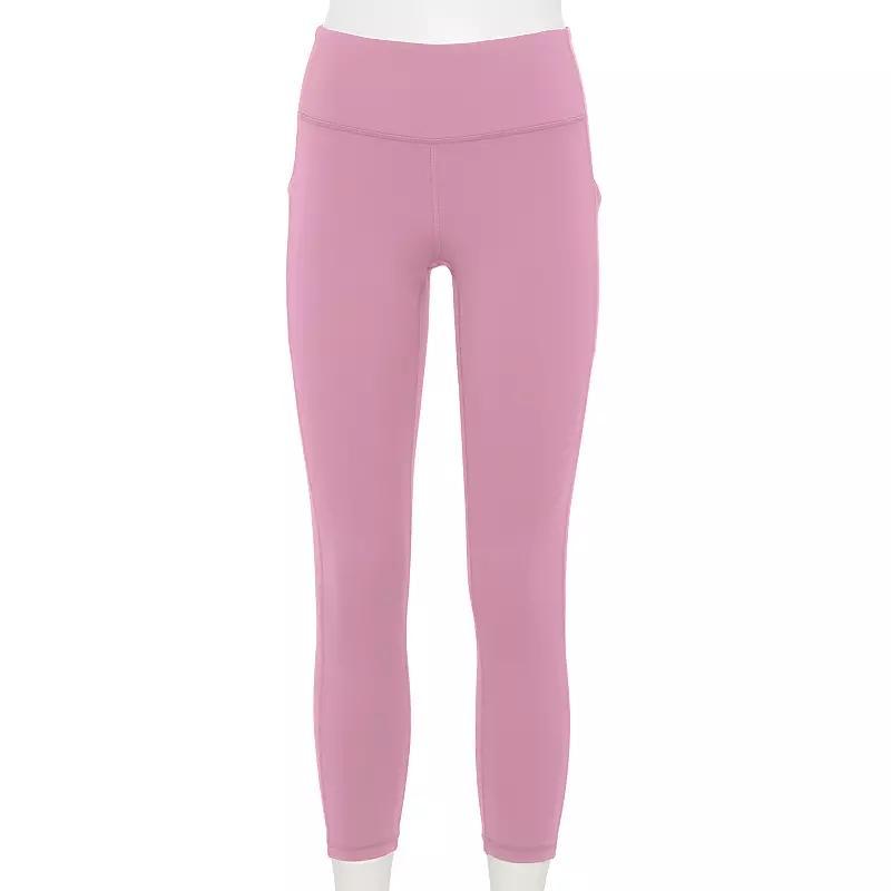 Women's Tek Gear® Adaptive Ultrastretch High-Waisted 7/8 Leggings, Size: Medium, Black Product Image