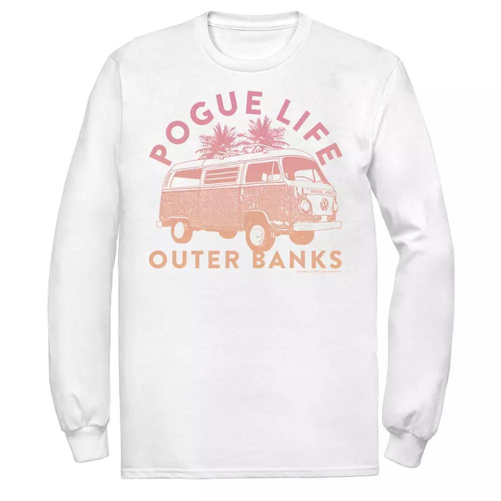Men's Outer Banks Pogue Life Van Gradient Tee, Boy's, Size: Small, White Product Image