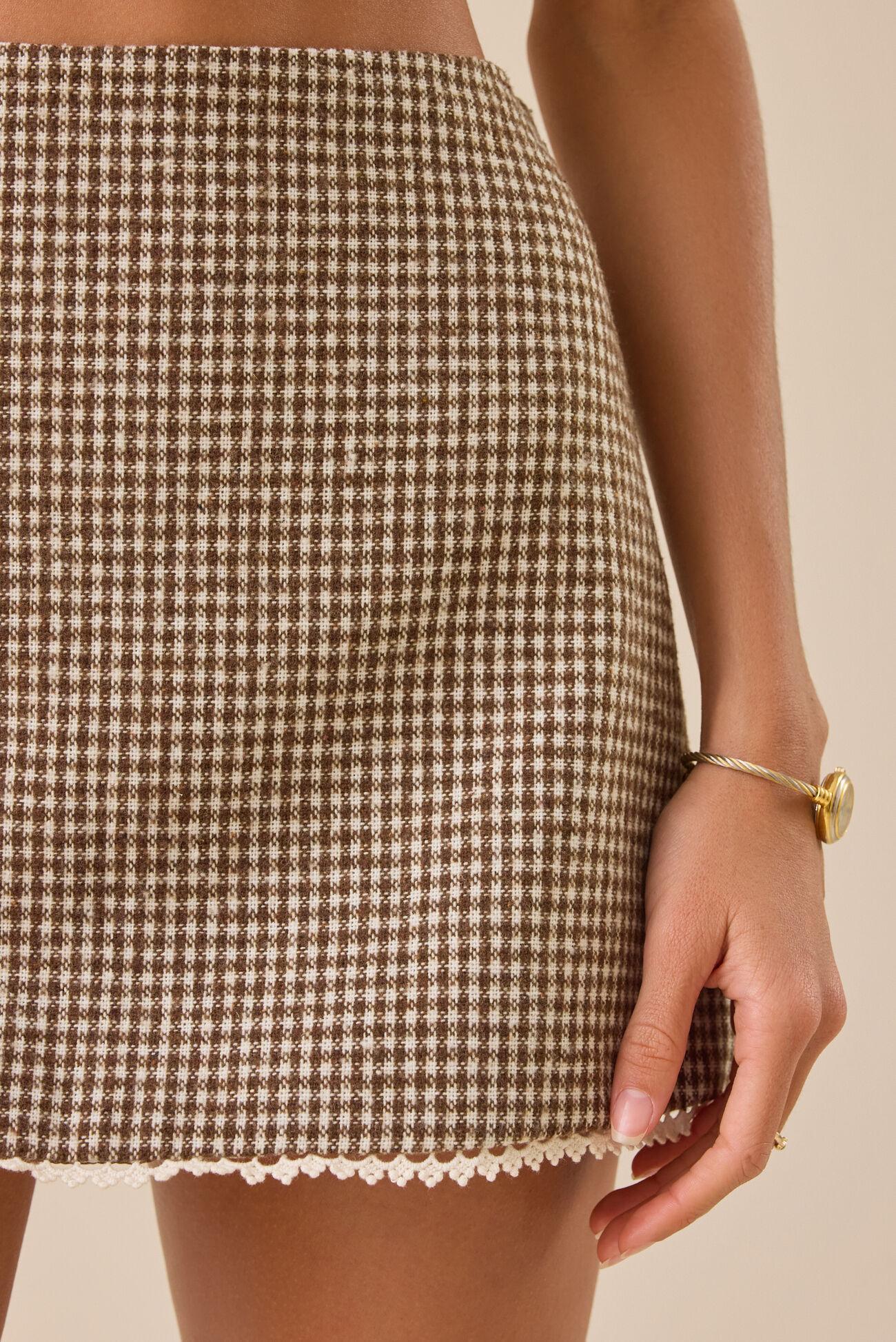 Lucy Lace Trim Skirt Product Image