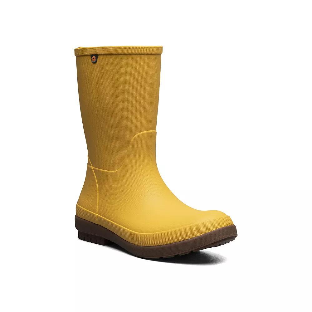 Bogs Amanda II Mid Women's Waterproof Rain Boots, Size: 9, Yellow Product Image