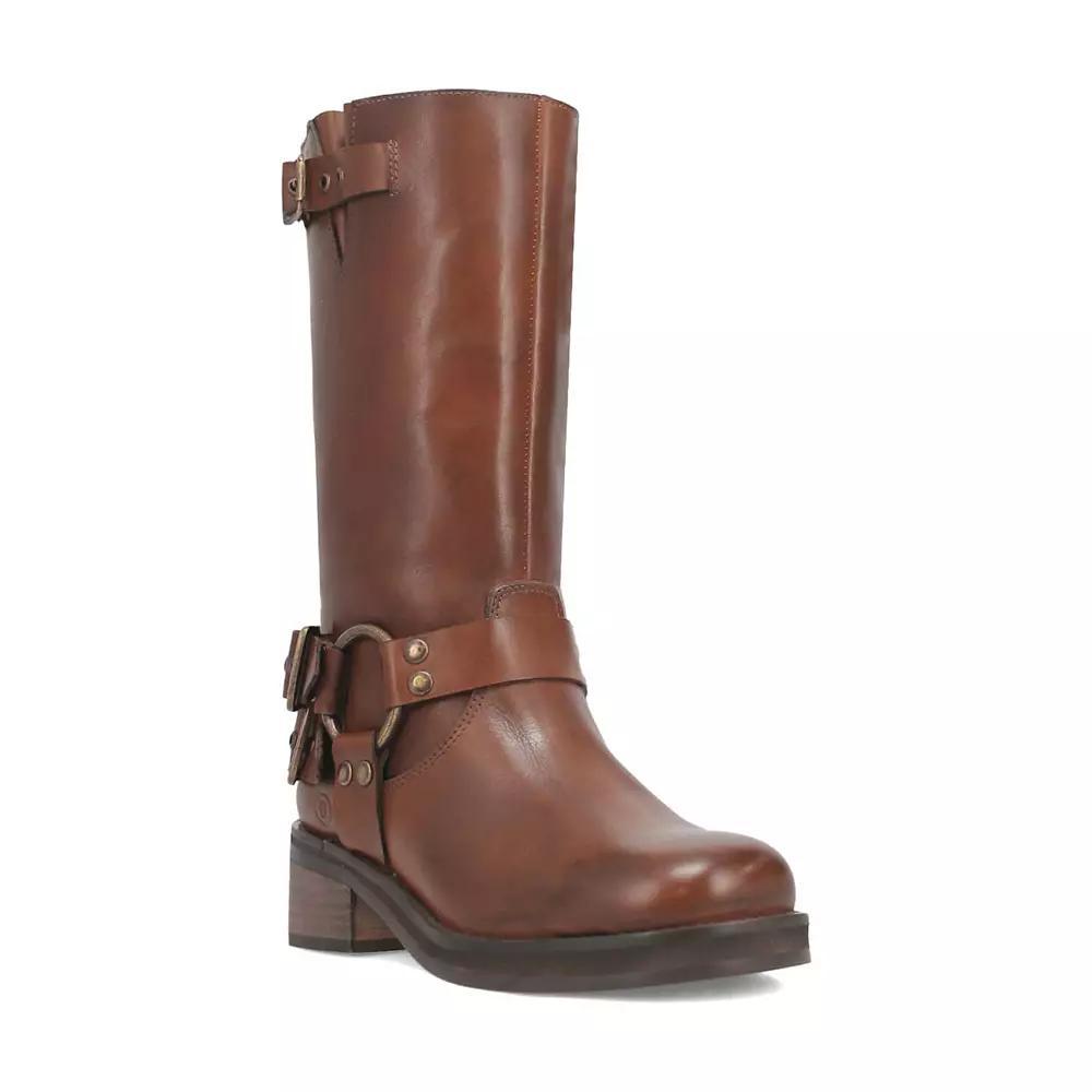 Dingo Harlee Women's Leather Boots, Size: 7.5, Brown Product Image