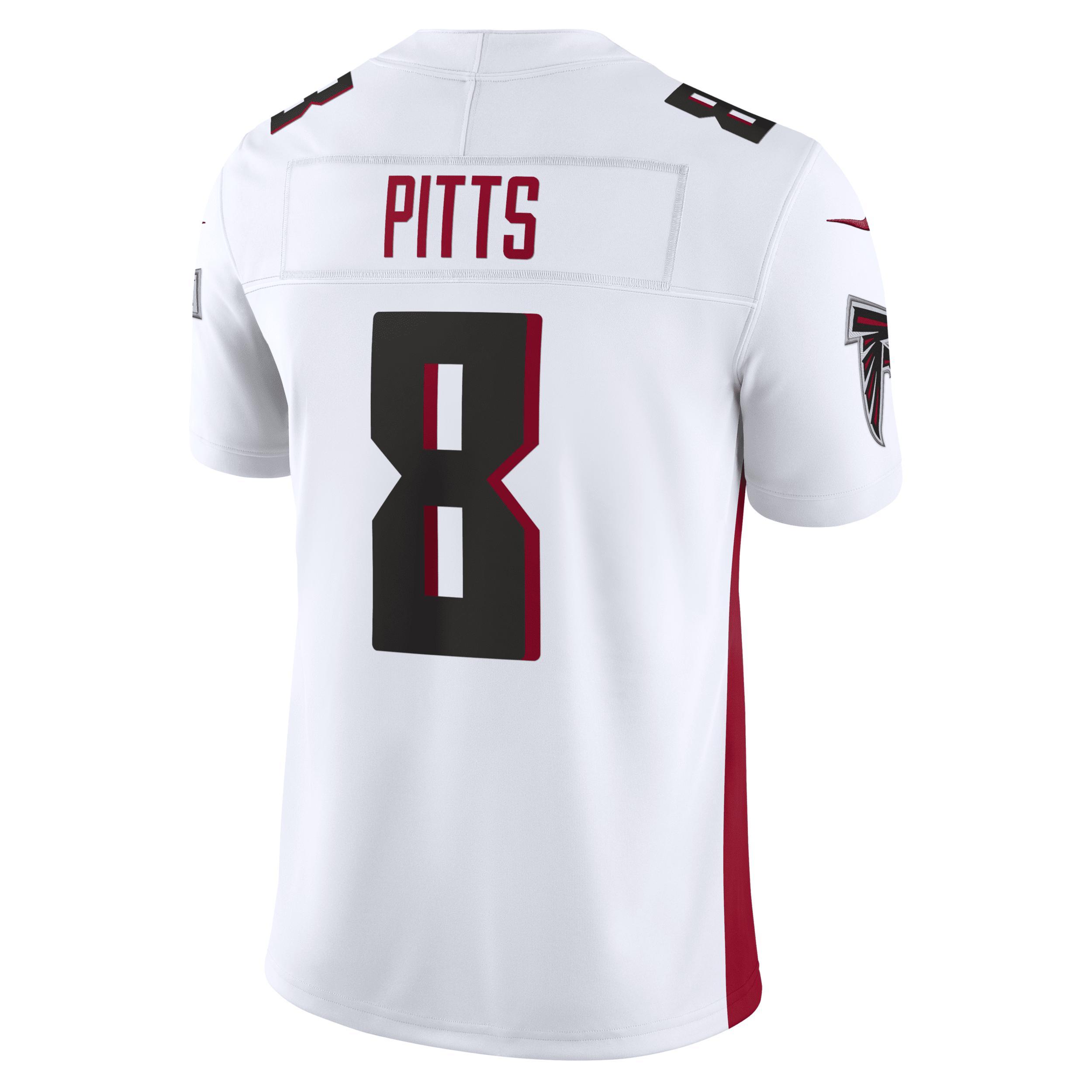 Men's Nike Kyle Pitts White Atlanta Falcons Vapor F.U.S.E. Limited  Jersey, Size: 2XL Product Image