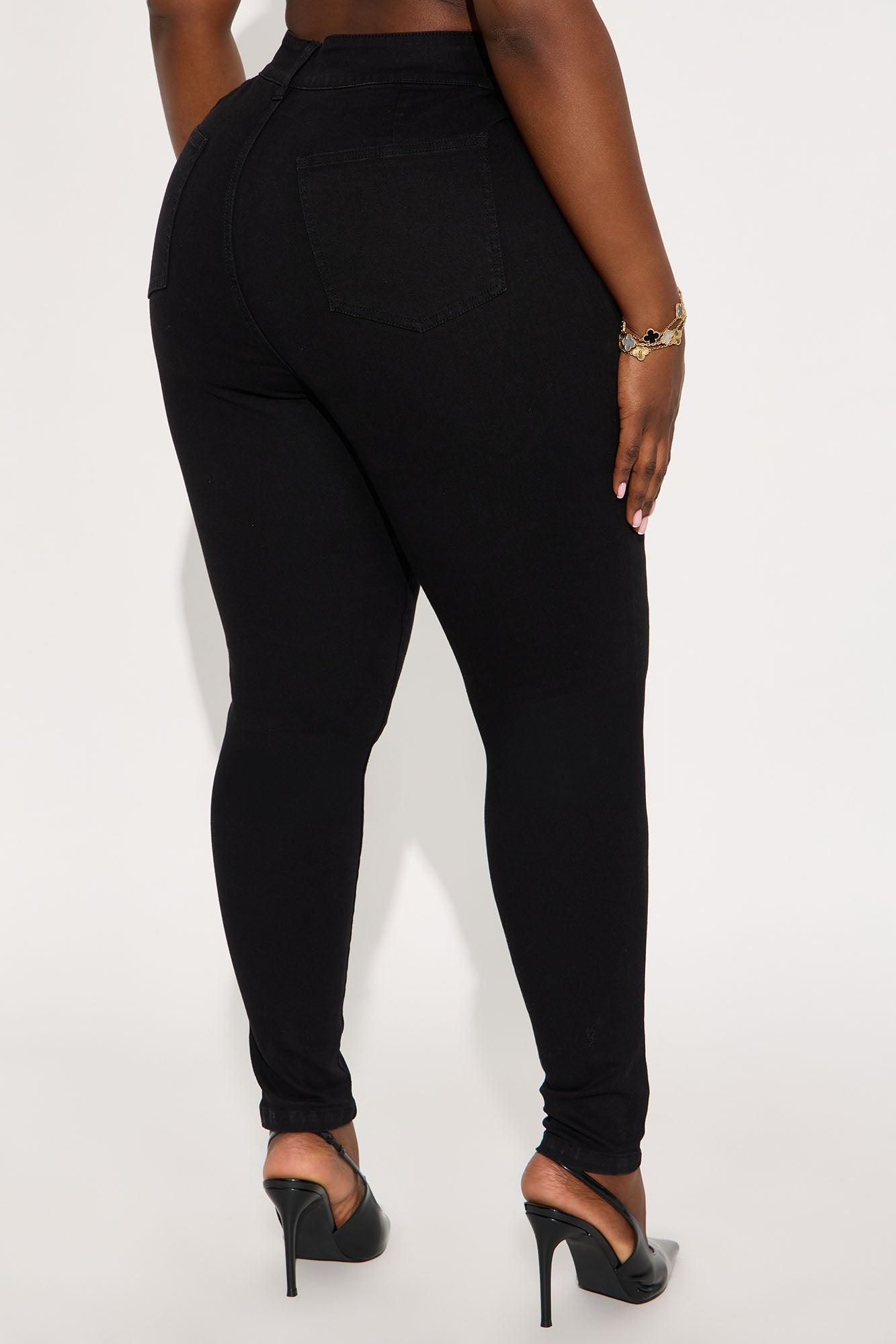 Tall Enough Said High Stretch Skinny Jean - Black Product Image